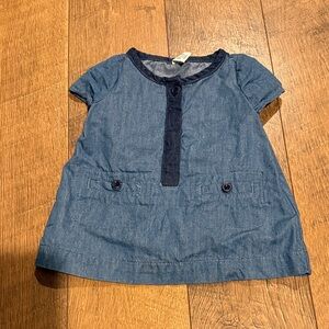 GAP Kids Blue Denim Dress with Bloomers